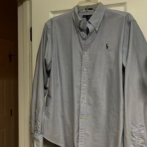 Polo Ralph Lauren Top Shirt Classic Fit Ladies 16 Blue